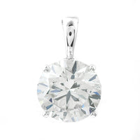 2.16 Carats Lab Grown Diamond 14K Gold Pendant