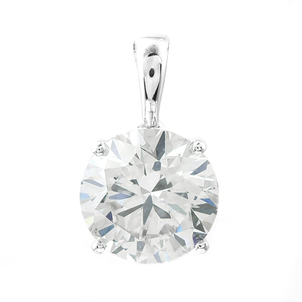 2.16 Carats Lab Grown Diamond 14K Gold Pendant