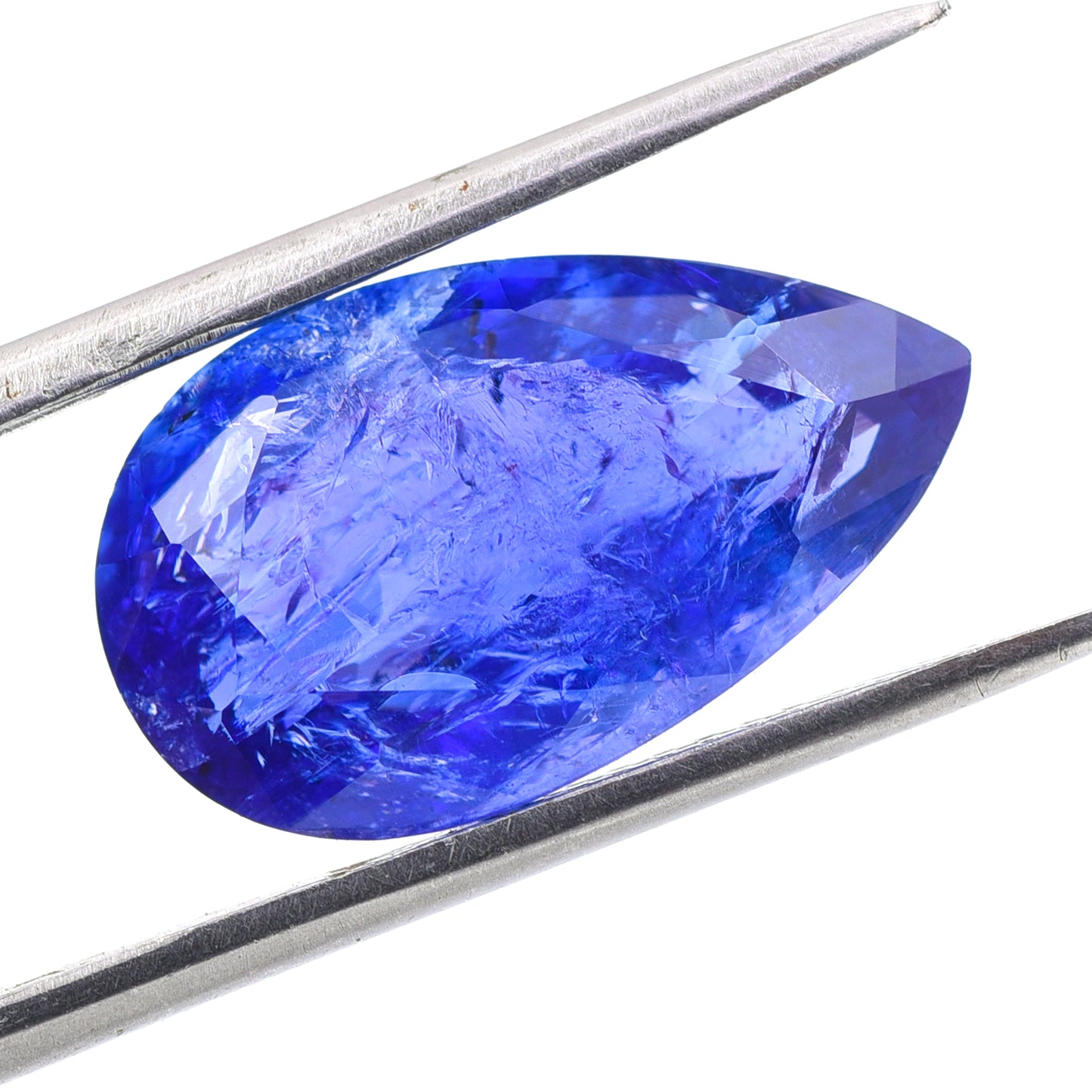 8.17 Natural Zoisite Tanzanite Pear Mixed Cut Gemstone