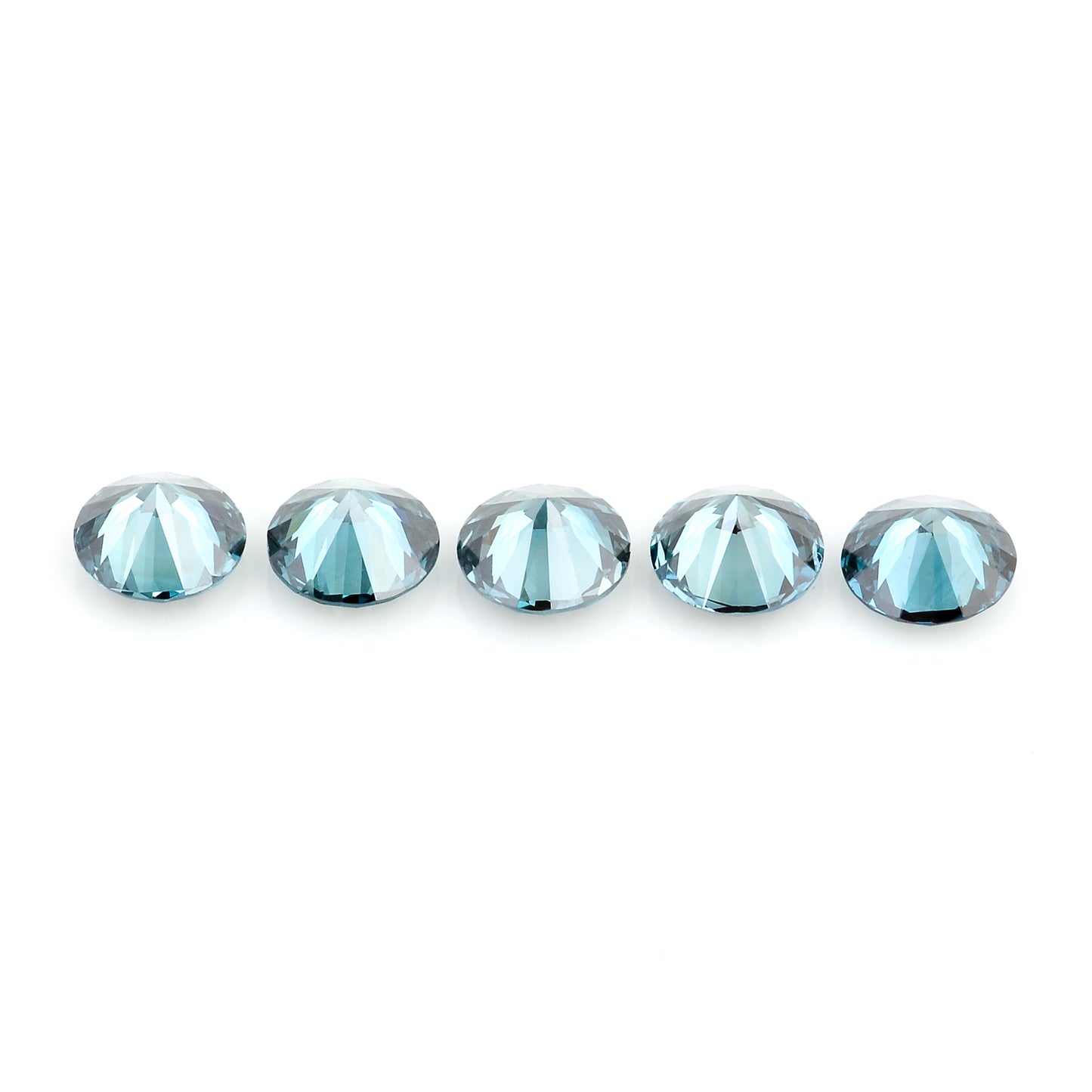 0.70 Blue Diamond Round Loose Gemstone