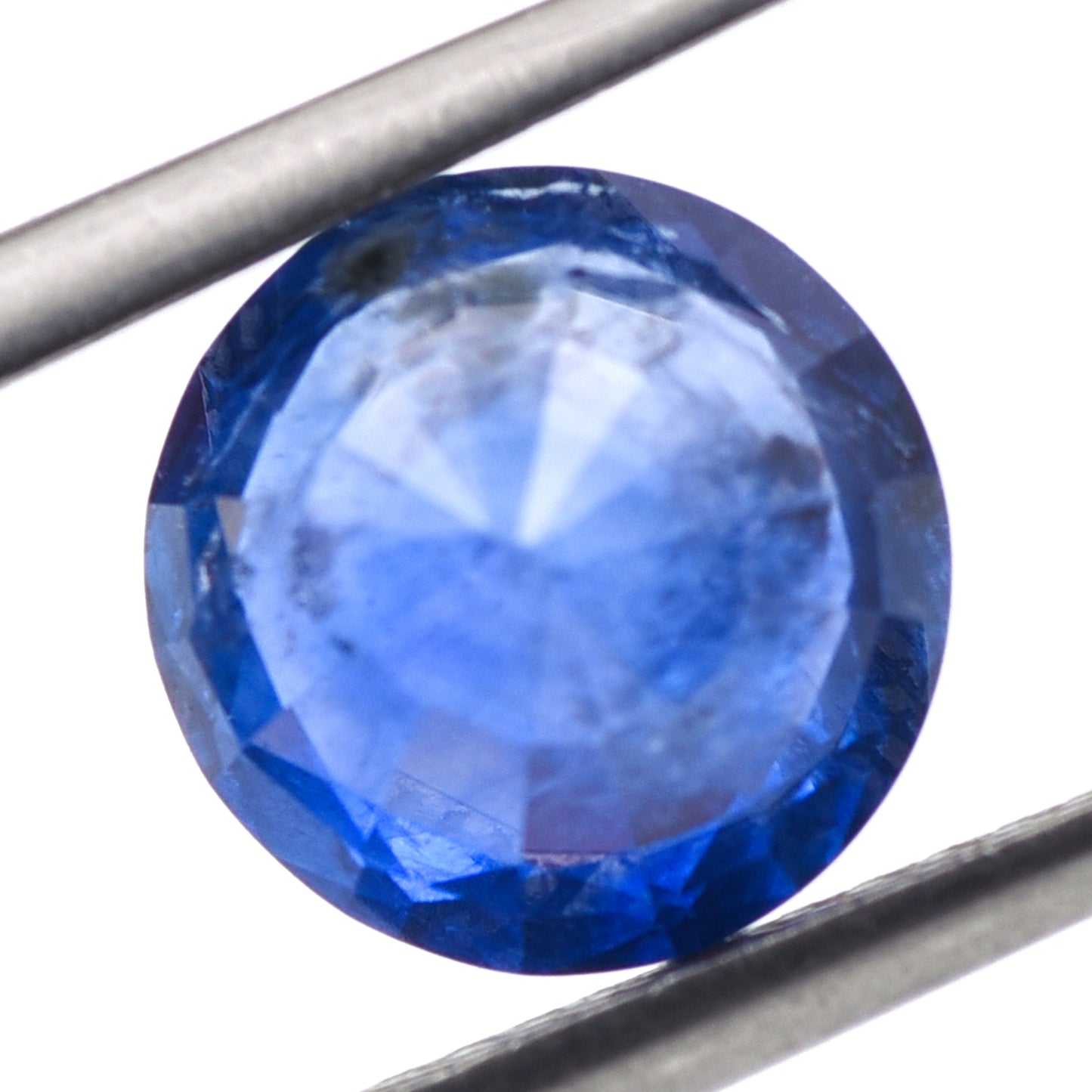 3.29 Natural Corundum Sapphire Round Mixed Cut Gemstone