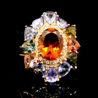 2.72 Ct Oval Tourmaline 14K Gold Ring