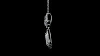 3.22 Carats Lab Grown Diamond 14K Gold Pendant