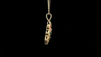 1.83 Ct Marquise Tourmaline 14K Gold Pendant