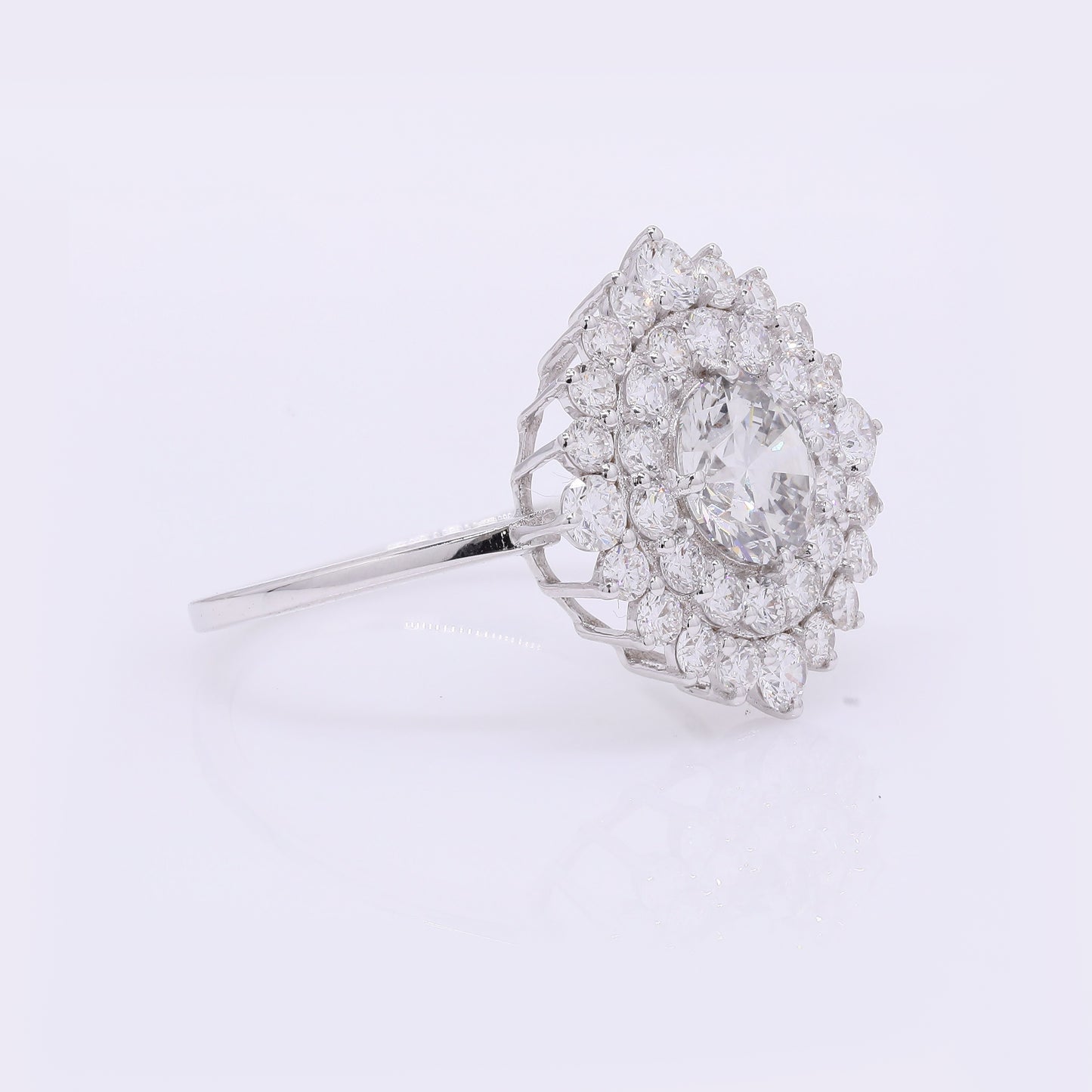 2.09 Carats Lab Grown Diamond 14K Gold Ring