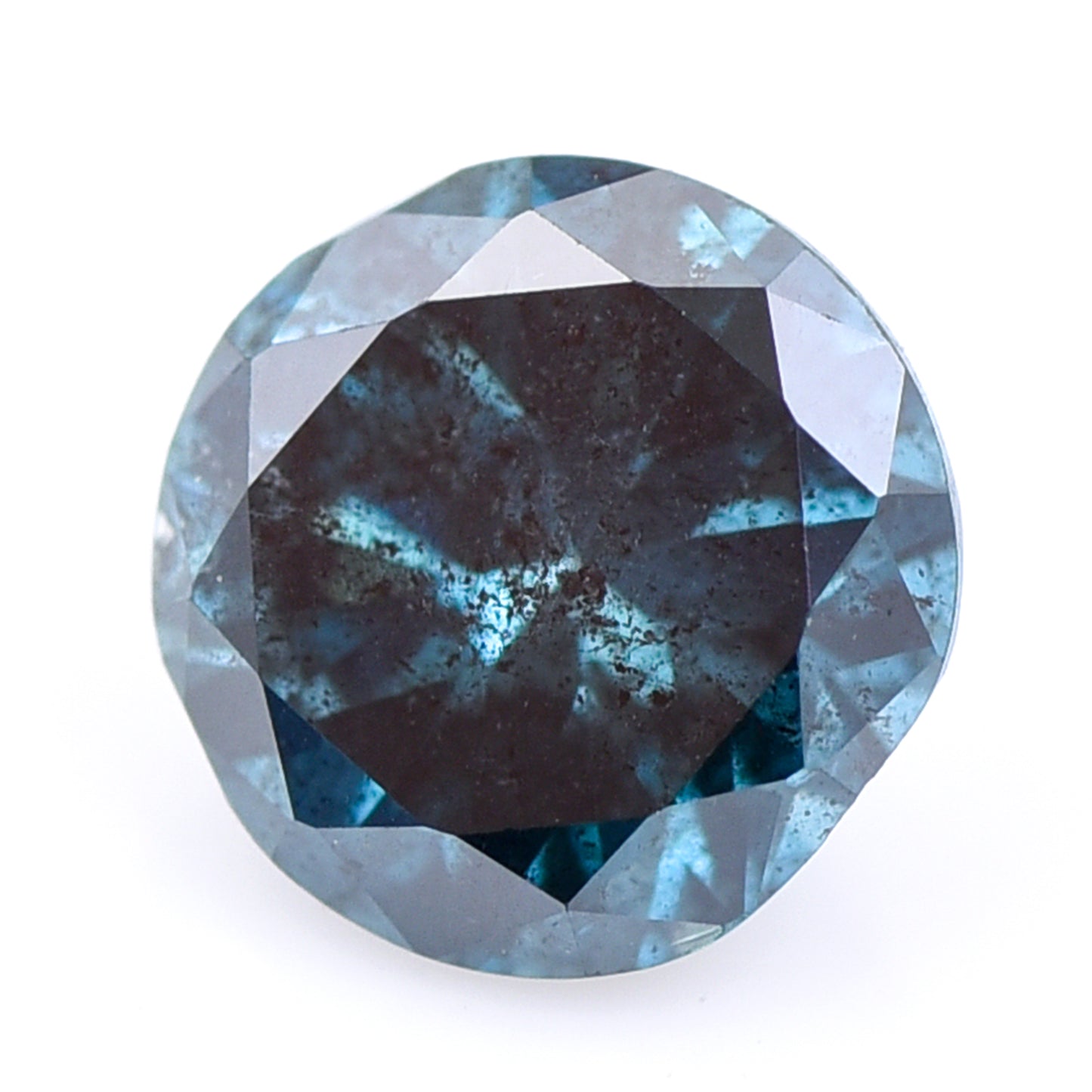 0.28 Blue Diamond Round Loose Diamond