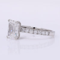 2.29 Carats Lab Grown Diamond 950 Platinum Ring