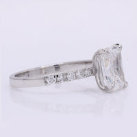 2.18 Carats Lab Grown Diamond 950 Platinum Ring