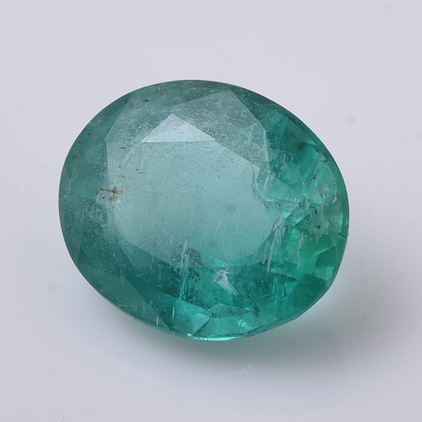 2.9 Natural Beryl Emerald Oval Mixed Cut Gemstone
