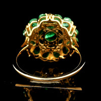 2.61 Ct Round Emerald 14K Gold Ring