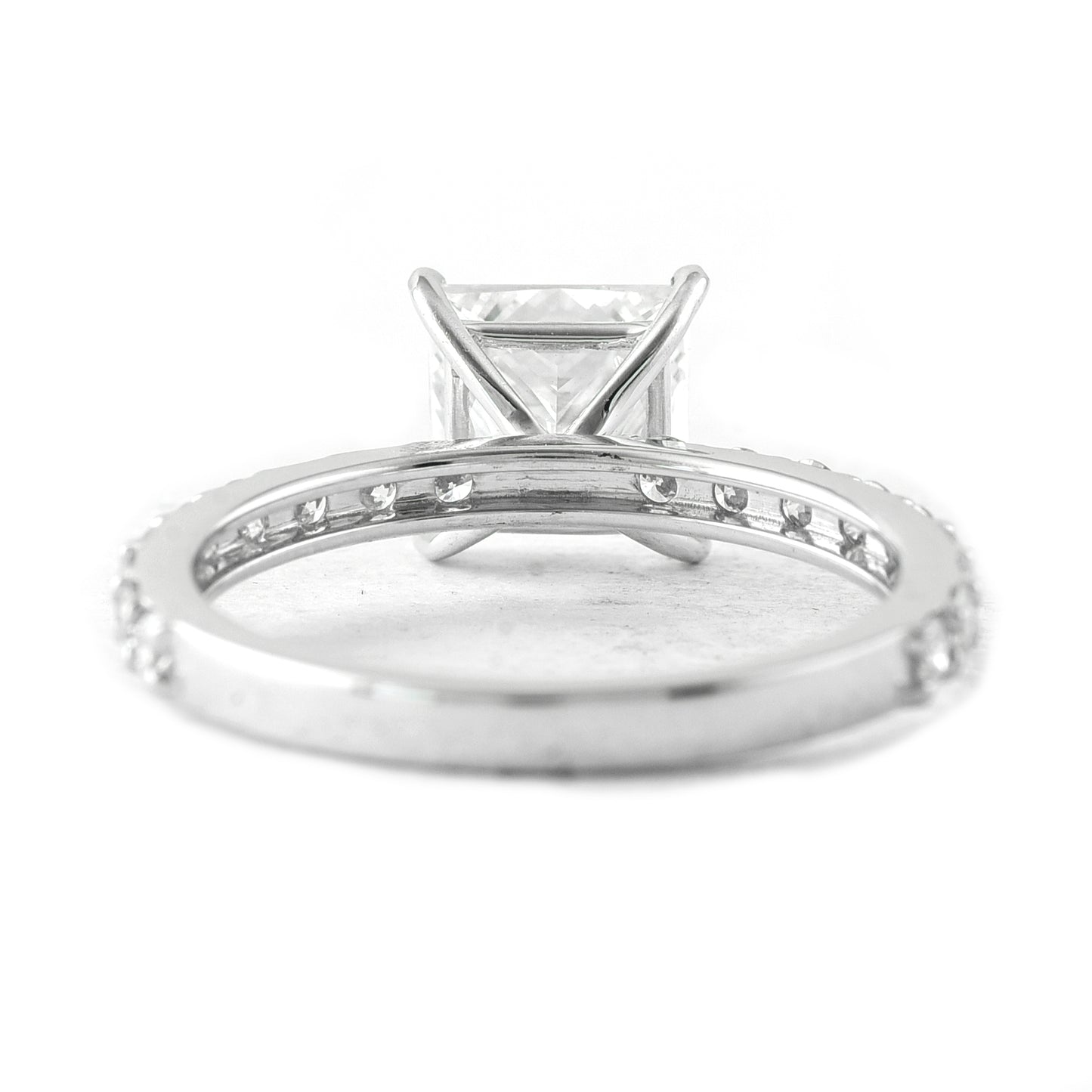 3.09 Carats Lab Grown Diamond 14K Gold Ring