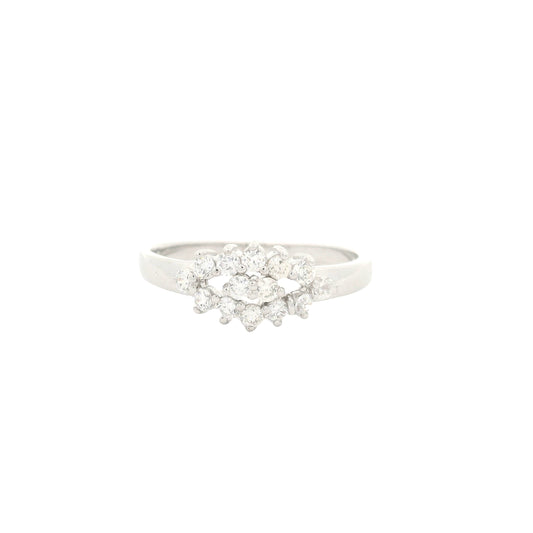 1.00 Ct Cubic Zirconia 925 Sterling Silver Ring