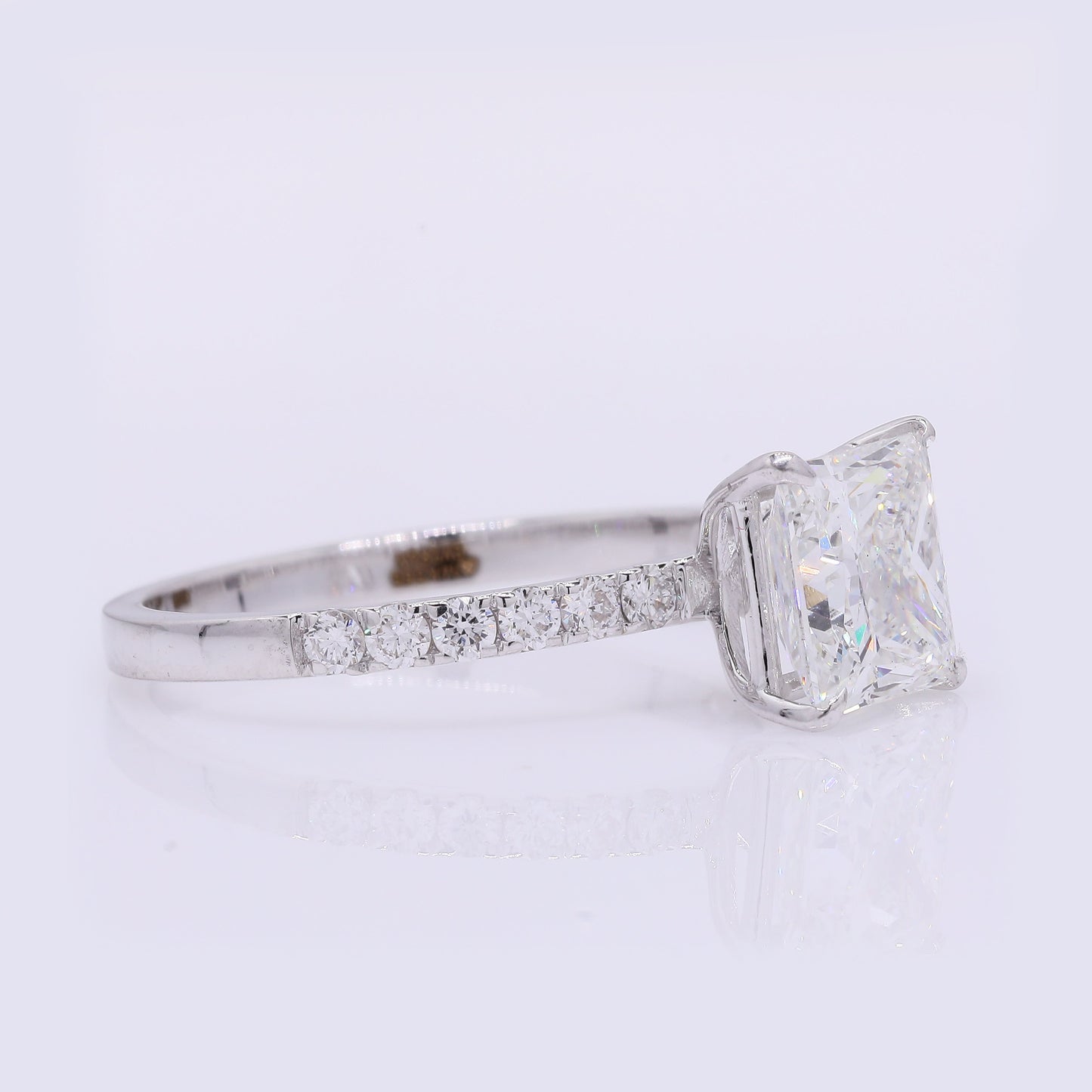 2.15 Carats Lab Grown Diamond 14K Gold Ring