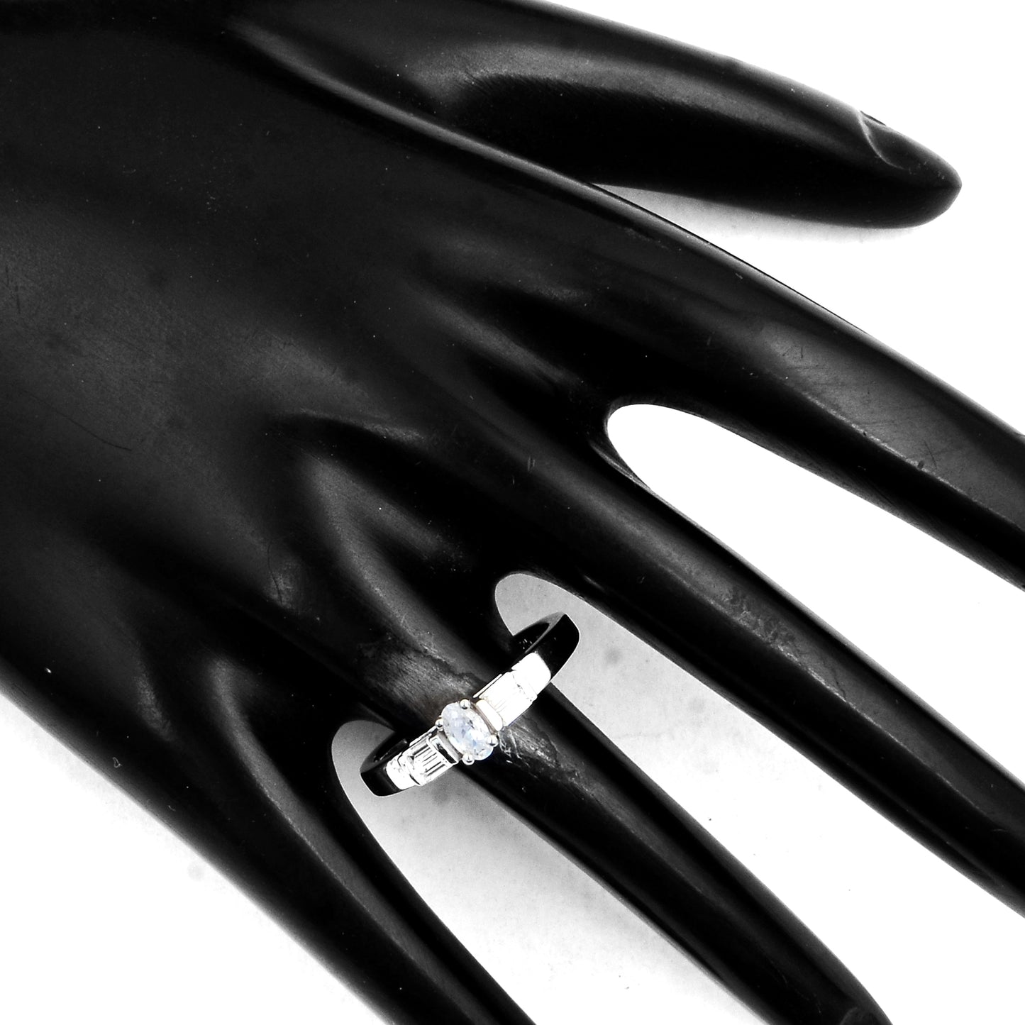 1.17 Ct Cubic Zirconia 925 Sterling Silver Ring