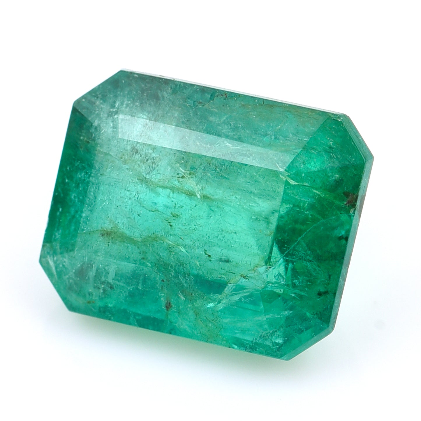3.54 Natural Beryl Emerald Emerald Cut Gemstone