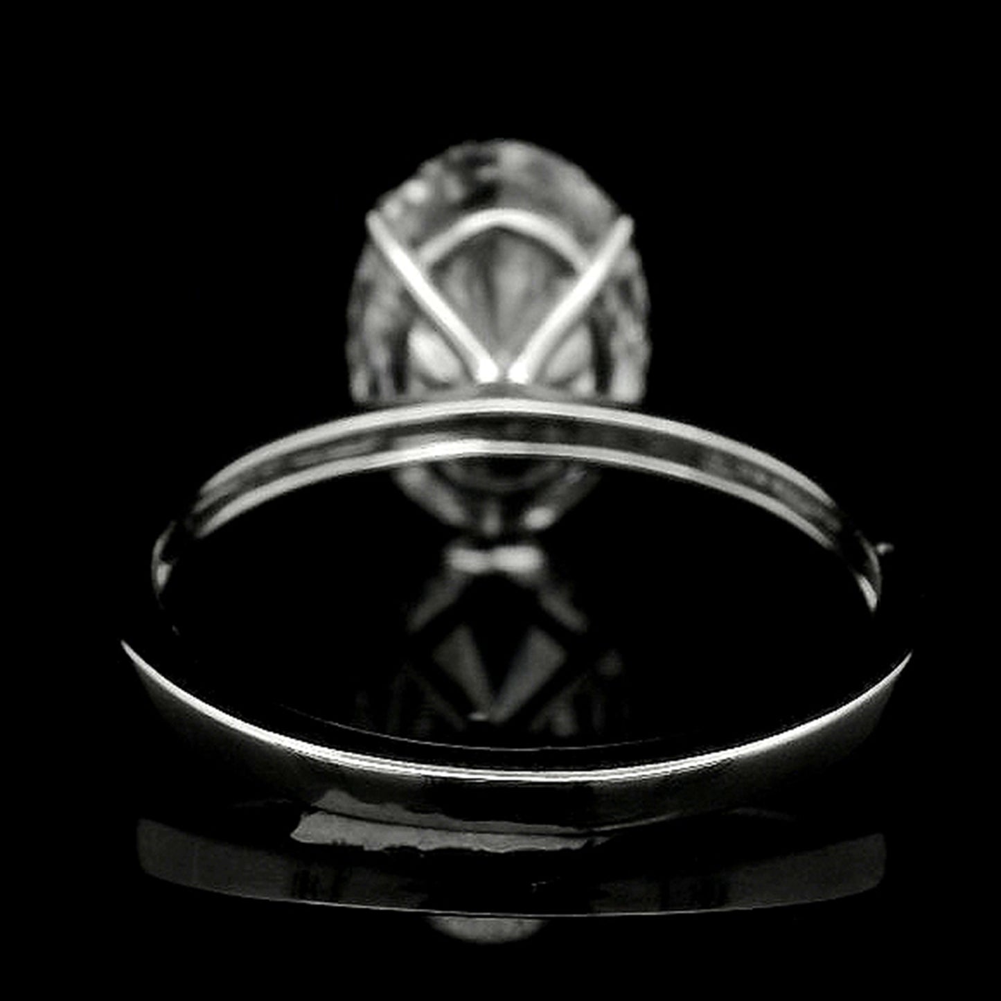 3.00 Carats Lab Grown Diamond 14K Gold Ring