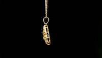 2.00 Ct Oval Tourmaline 14K Gold Pendant