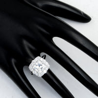 3.78 Carats Lab Grown Diamond 14K Gold Ring