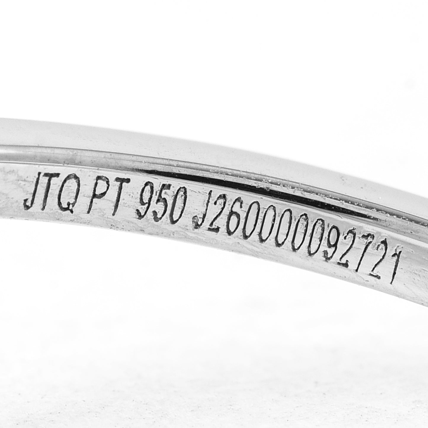 2.36 Ct Oval Sapphire 950 Platinum Ring