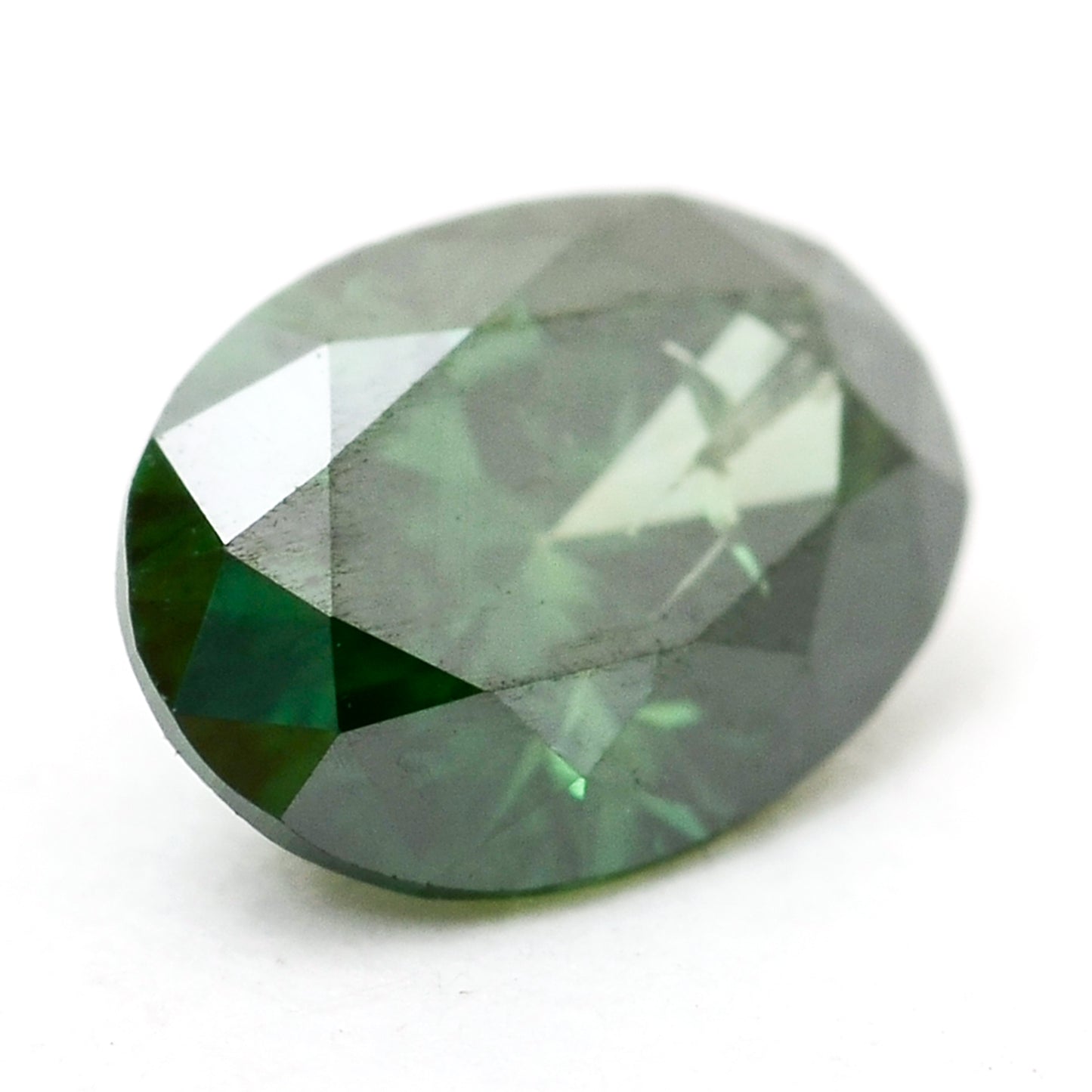 0.34 Green Diamond Pear Loose Diamond