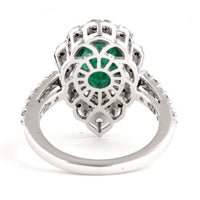 3.39 Carat Natural Beryl Emerald 14K Gold Ring