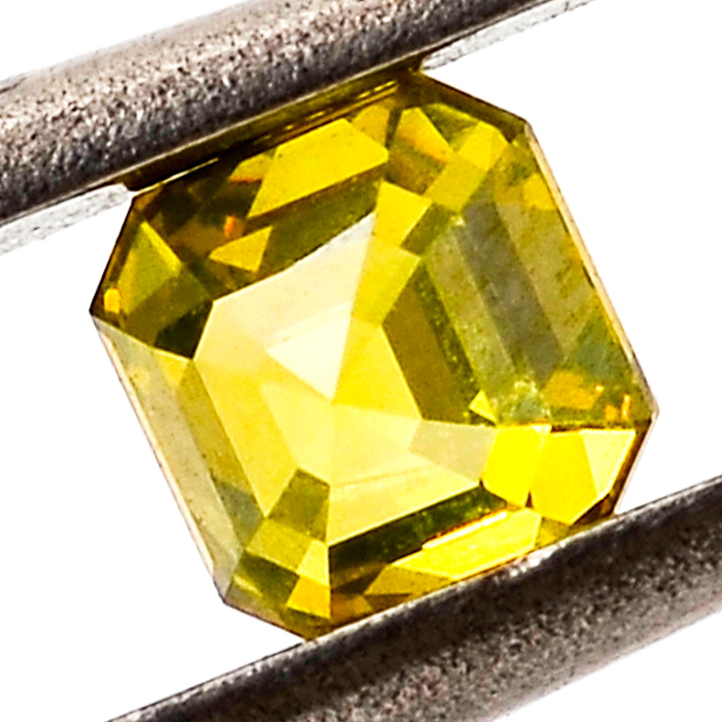 0.66 Yellow Diamond Octagon Loose Diamond