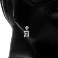 4.32 Carats Lab Grown Diamond 14K Gold Earrings