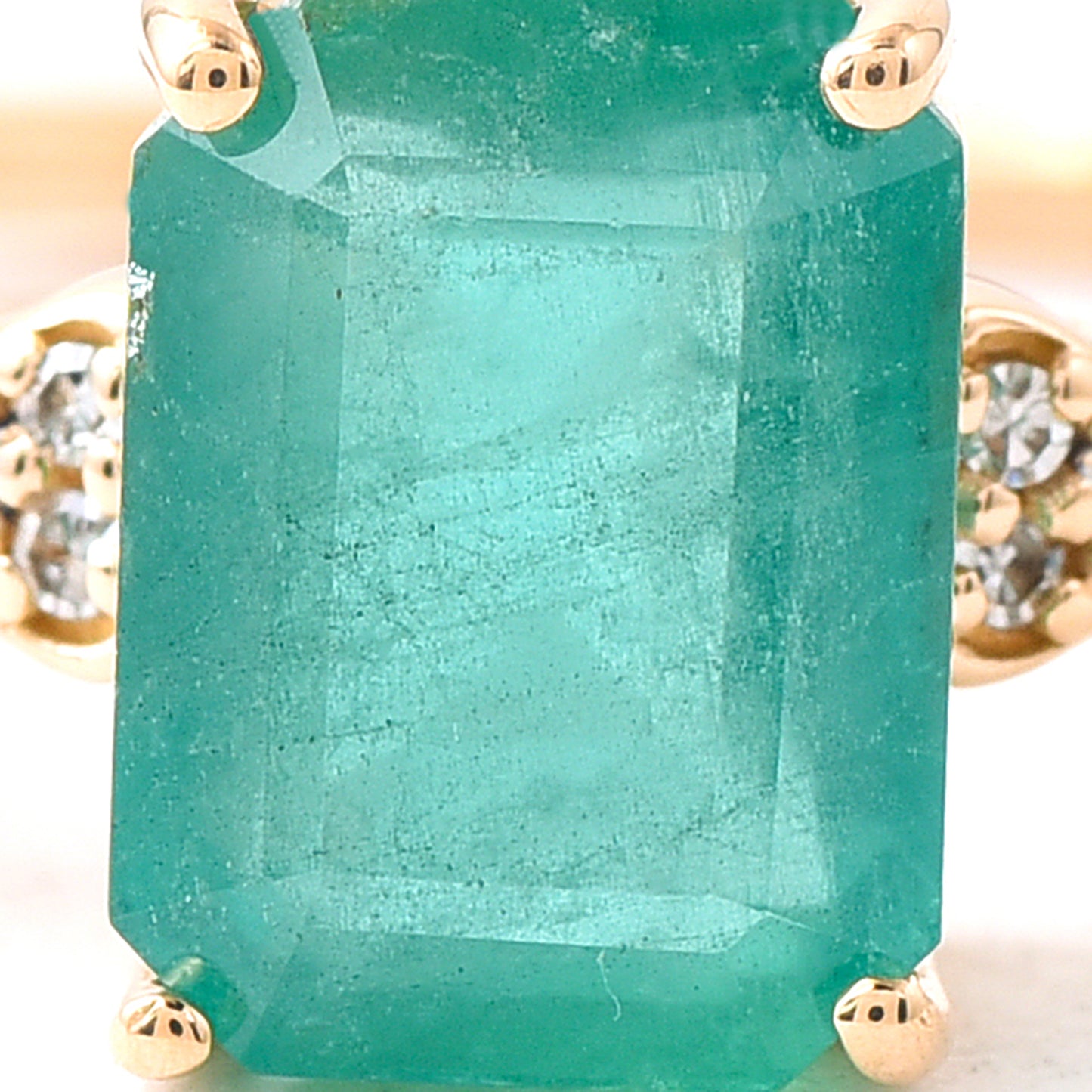 1.68 Ct Octagon Emerald 14K Gold Ring