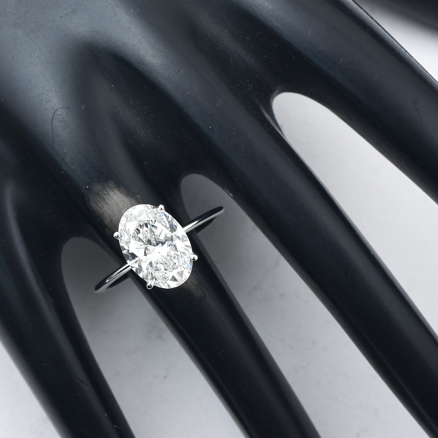 3.06 Carats Lab Grown Diamond 14K Gold Ring