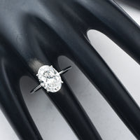 3.06 Carats Lab Grown Diamond 14K Gold Ring