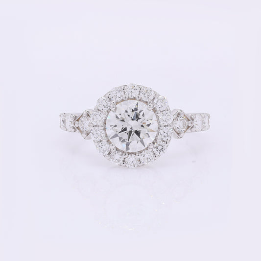 2.12 Carats Lab Grown Diamond 14K Gold Ring