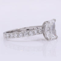 2.55 Carats Lab Grown Diamond 950 Platinum Ring