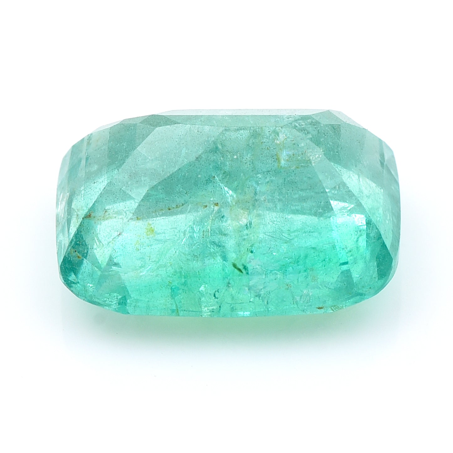 8.99 Natural Beryl Emerald Rectangular Cushion Mixed Cut Gemstone