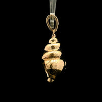 0.31 Ct Marquise Lemon Quartz 10K Gold Pendant