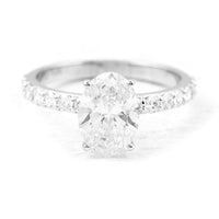 2.44 Carats Lab Grown Diamond 14K Gold Ring