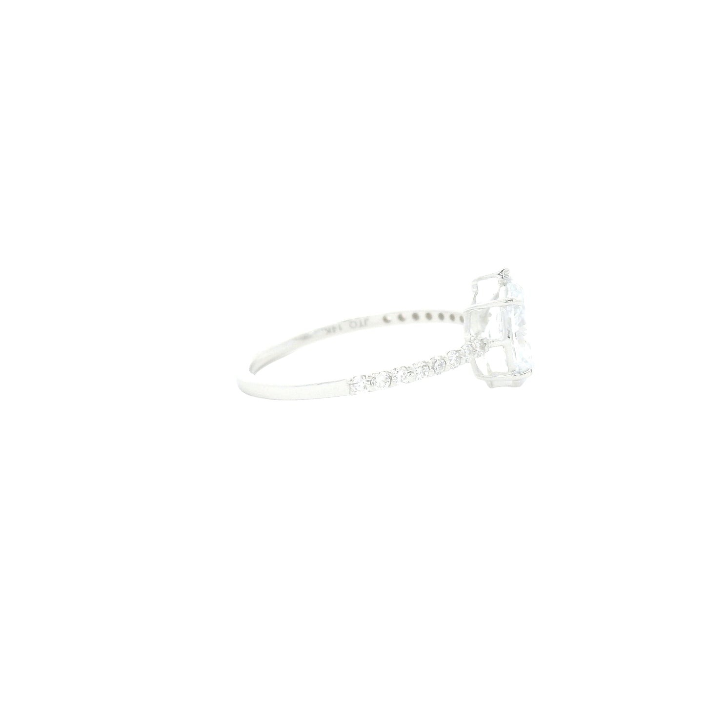 1.31 Carats Lab Grown Diamond 14K Gold Ring