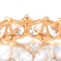 3.61 Carats Lab Grown Diamond 14K Gold Ring