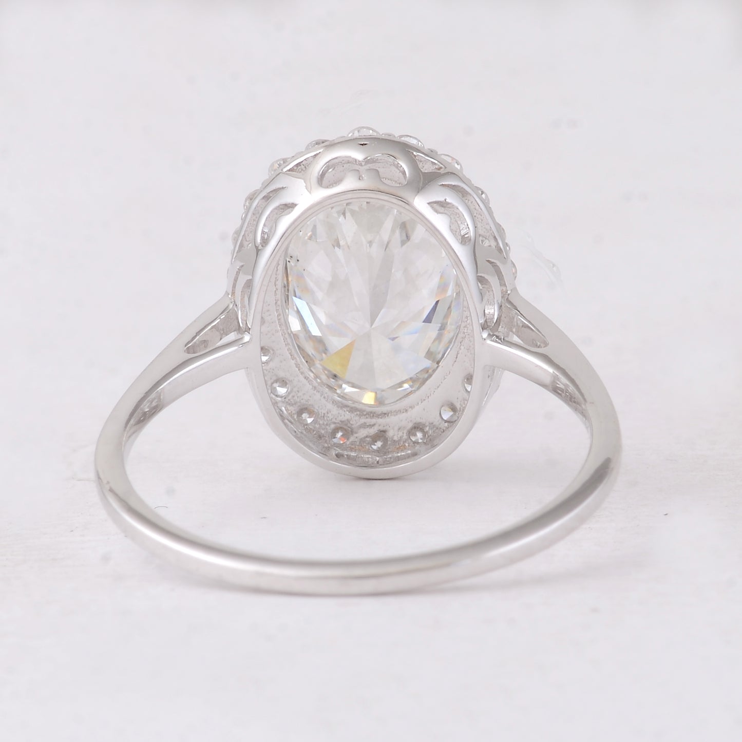 2.72 Carats Lab Grown Diamond 14K Gold Ring