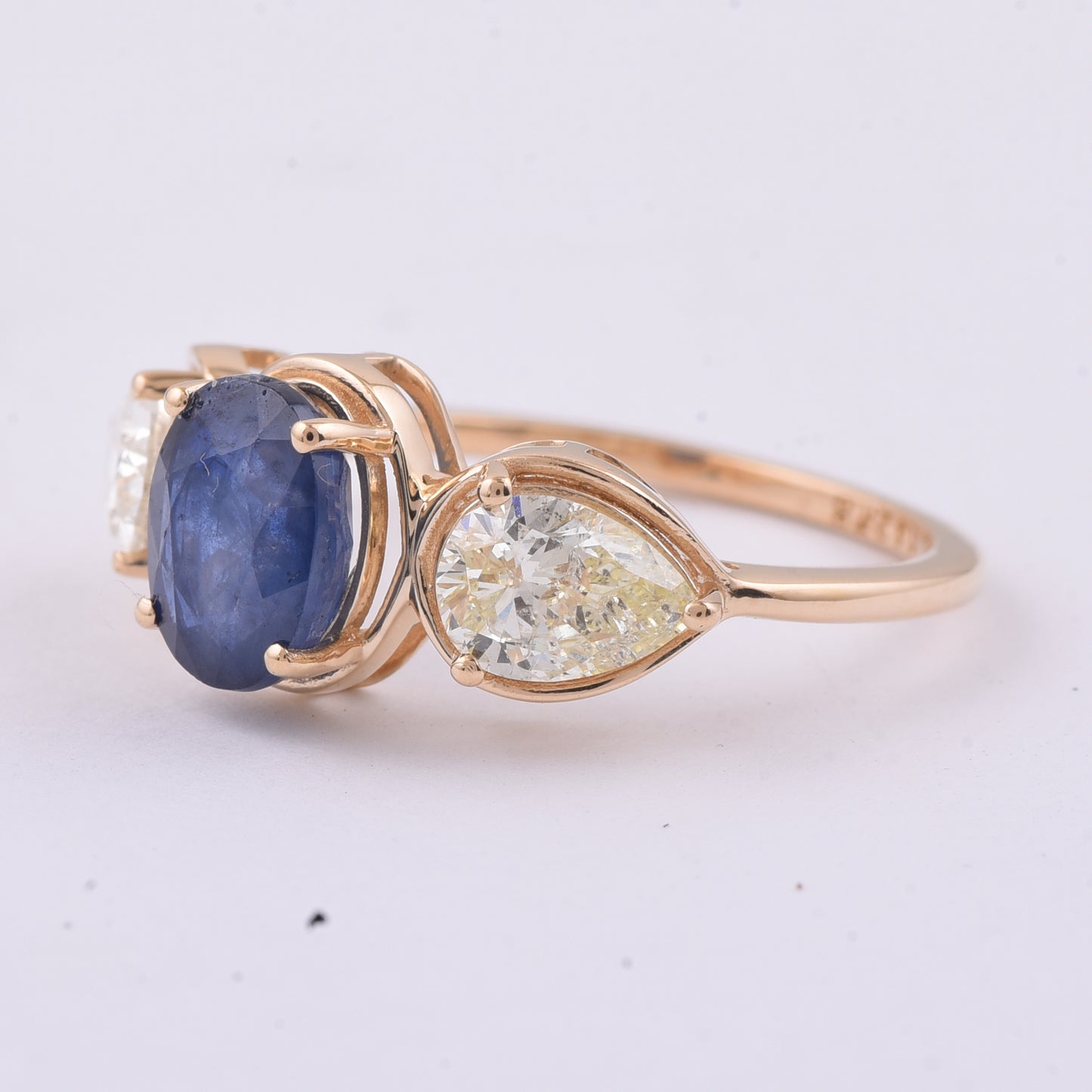1.40 Ct Oval Natural Emerald 14K Gold Ring
