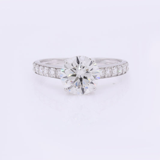 2.37 Carats Lab Grown Diamond 14K Gold Ring
