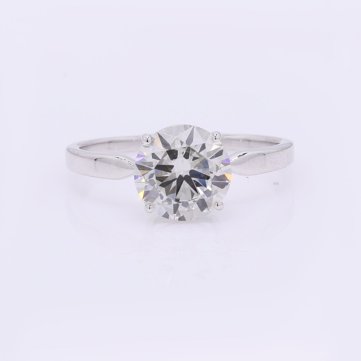2.05 Carats Lab Grown Diamond 14K Gold Ring