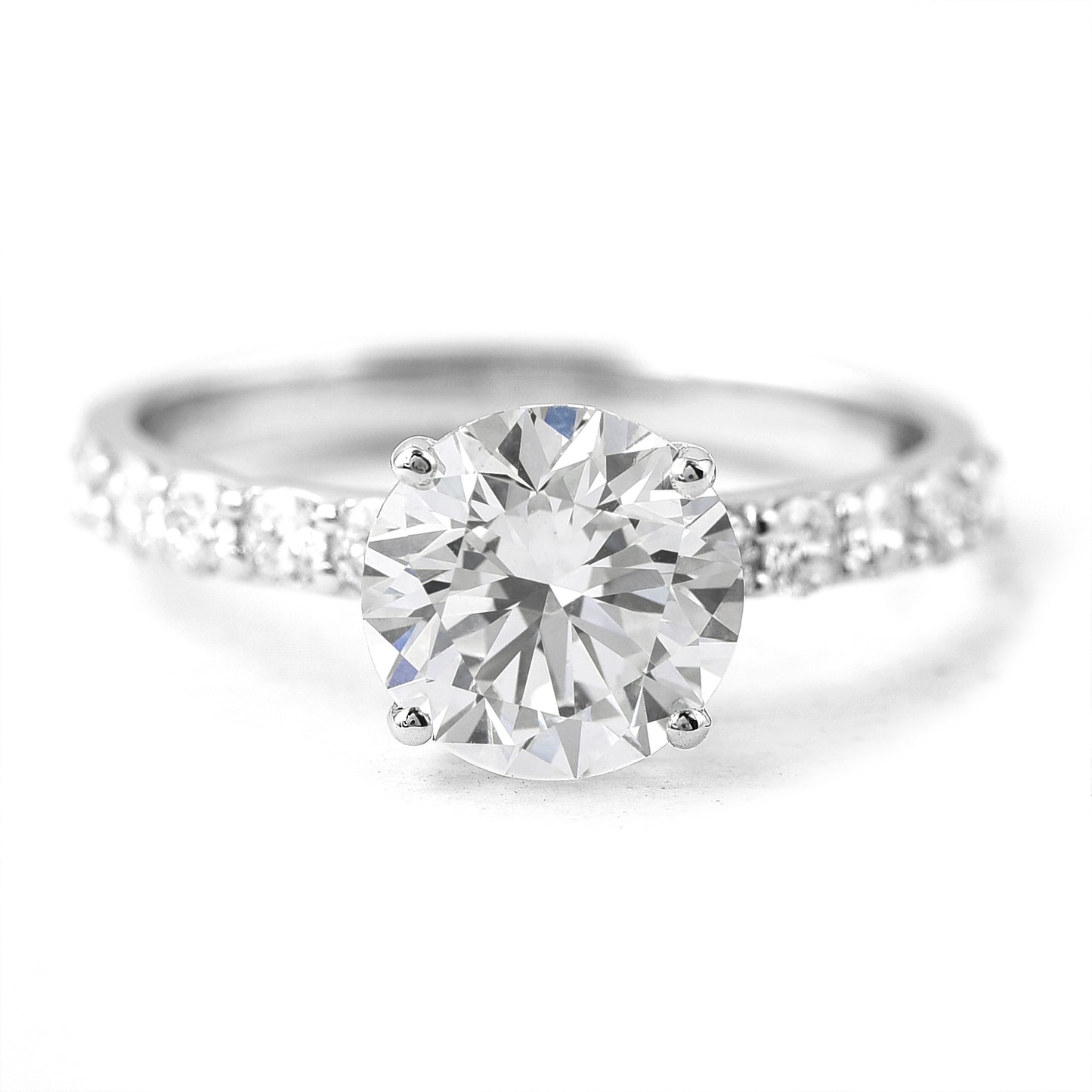 2.30 Carats Lab Grown Diamond 14K Gold Ring