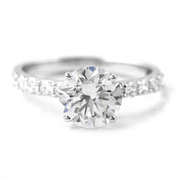 2.30 Carats Lab Grown Diamond 14K Gold Ring