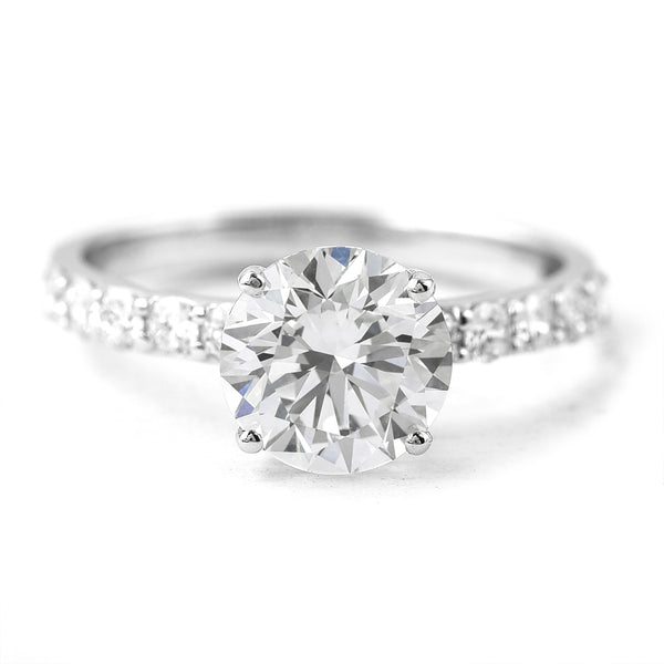 2.30 Carats Lab Grown Diamond 14K Gold Ring