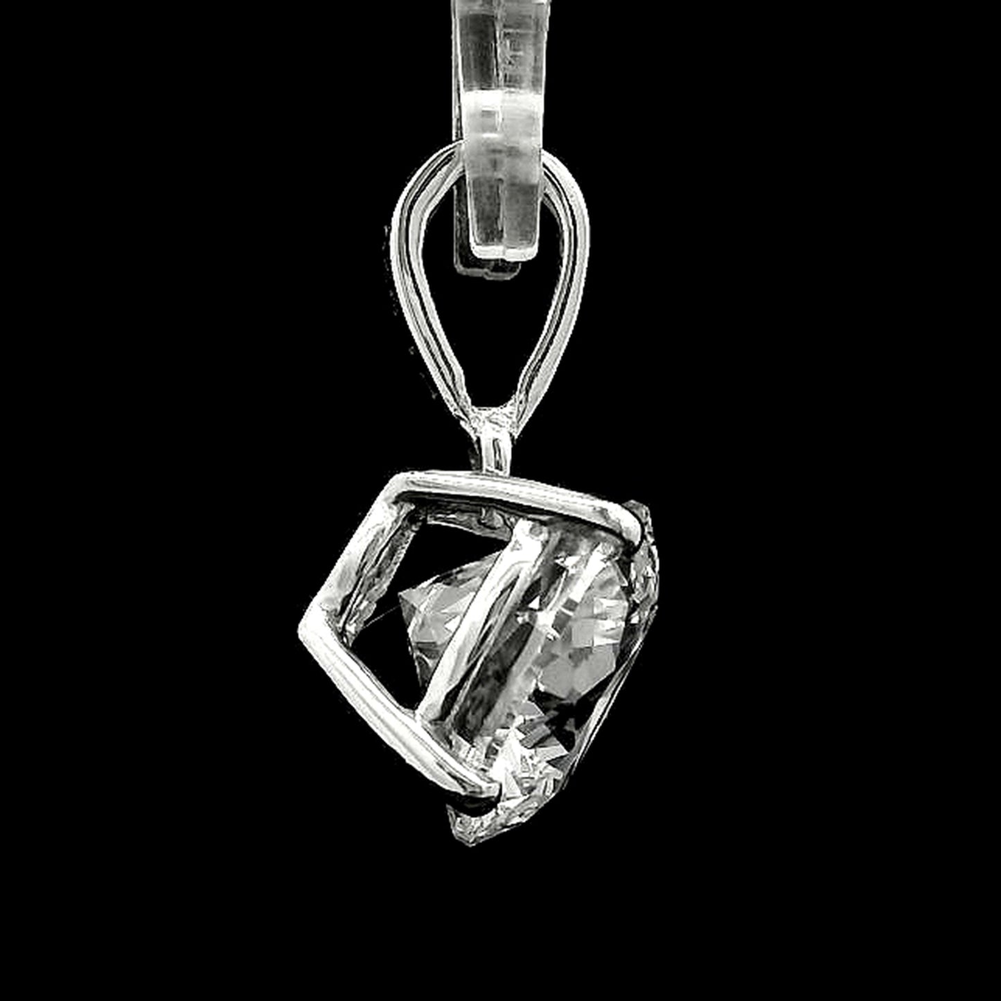 2.00 Carats Lab Grown Diamond 950 Platinum Pendant