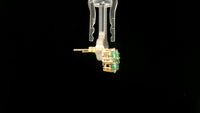 1.84 Ct Oval Emerald 14K Gold Earrings