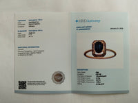 1.62 Ct Oval Mixed Cut Natural Sapphire 14K Gold Ring
