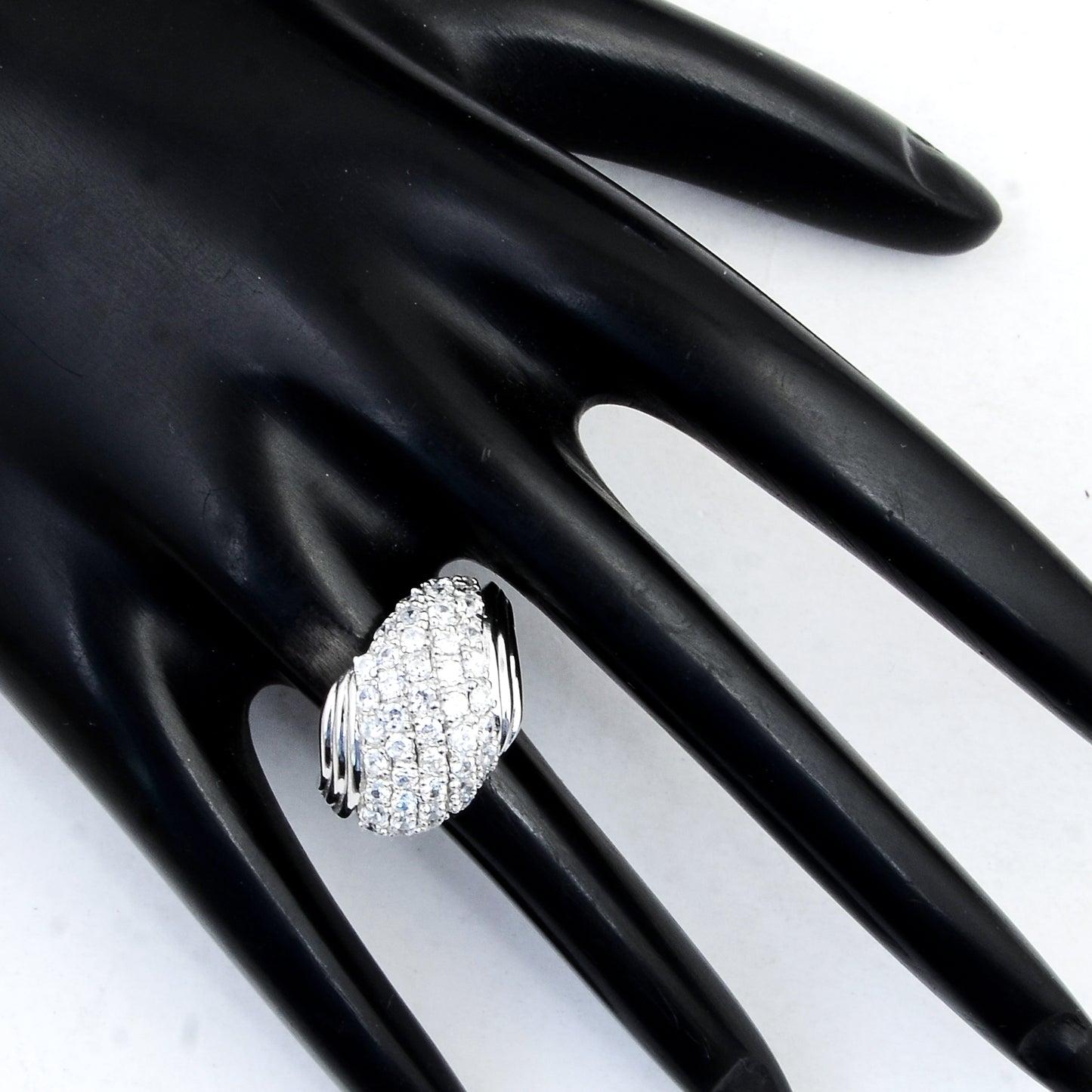 5.21 Ct Cubic Zirconia 925 Sterling Silver Ring