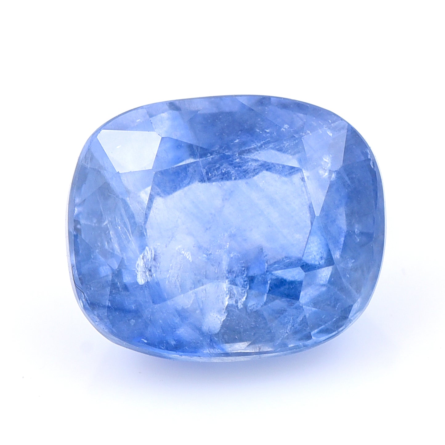 3.17 Natural Corundum Sapphire Rectangular Cushion Mixed Cut Gemstone