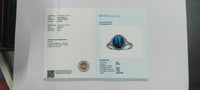 2.00 Ct Oval Mixed Cut Natural Sapphire 14K Gold Ring